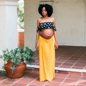 Mustard Yellow Skirt